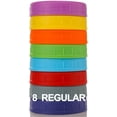 thumbnail image 1 of Couvercles de Pots Mason à Ouverture [8 Pack] pour Ball, Kerr et Plus - Capuchons de Rangement en Plastique Colorés pour Pots Mason/de Mise en Conserve - Surface Étanche et Résistante aux Égratignures, 1 of 7