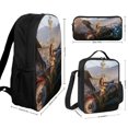 thumbnail image 2 of Cyberpunk heroes Backpack Academic Artisan Set Crafted Bookbag with Gourmet Lunch, 2 of 5
