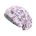 thumbnail image 2 of Babysbule Chapeaux pour Femmes Hiver Mode Dames Extensible Capuche en Satin Doux avec Doublure Large, 2 of 2
