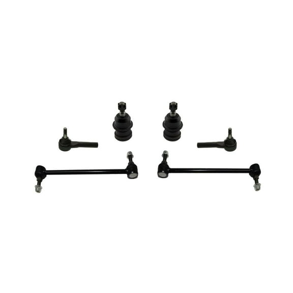 6 Pc Front Suspension & Steering Kit Outer Tie Rod Ends   Lower Ball Joints   Sway Bar Links Fits select: 2005-2007 DODGE GRAND CARAVAN, 2005-2007 CHRYSLER TOWN & COUNTRY