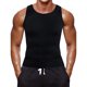 thumbnail image 4 of Seitruly Hombres Polímero Sudor Sauna Chaleco Body Cintura Entrenador Chaleco adelgazante Compresión Fajas Corsé Abdomen fajas 4XL/5XL Seitruly CE000203-04, 4 of 6