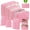 Pink, variant on 9 Set Packing Cubes for Travel, Durable Luggage Organizer Set with Hanging Toiletry Bag & Shoe Bag, Perfect Gift for Women Mom, Vacation Essentials for Travel Accessories (Pink)