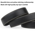 thumbnail image 6 of JingHao Mens Belt Leather Ratchet Belt Big and Tall Size 30"-65",Genuine Leather Belts for Men,Casual Work Dress Belt,Black Width 35mm(50"-54"/Belt Length 150cm, Black), 6 of 8
