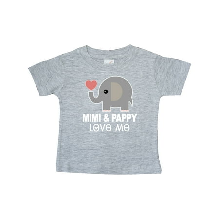 

Inktastic Mimi and Pappy Love Me Outfit Gift Baby Boy or Baby Girl T-Shirt