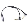 thumbnail image 1 of 6.35 Female to Male Audio Cable Plug-and-play HD Audio Conversion Cable for 6.35mm Interface Microphones, 1 of 7