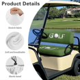 thumbnail image 6 of HUIACONG Golf Themed Graphic Print Golf Cart Seat Covers, Breathable Comfortable Golf Cart Seat Protector for EZGO, 6 of 7