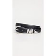 thumbnail image 2 of Cinturón Madewell para Mujer con Triple Hebilla Metálica Negro Verdadero Talle S, 2 of 5