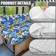 thumbnail image 6 of Uorisanigo RV Dinette Cushions Covers - Stretchable Camper Cushion Cover - Washable Rv Seat Cushion Slipcovers for RV Campers Car Bench 2 Chairs Set(Tropical Yellow Hibiscus Flowers), 6 of 7