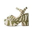 thumbnail image 5 of Sam Edelman Trianna Green Square Open Toe Block Heel Ankle Strap Heeled Sandal (GREEN, 10.5), 5 of 6