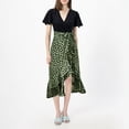 thumbnail image 1 of WILLBEST Vestidos Casuales Para Mujer Verano Elegante Vestido De Verano Con Cuello En V Y Manga Corta Con Bloques De Color Para Mujer, Vestido De Moda Para Ocasiones Casuales O Formales, 1 of 3