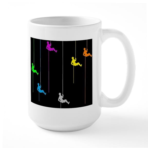 CafePress - Rappel Large Mug - 15 oz Ceramic Large White Novelty Mug