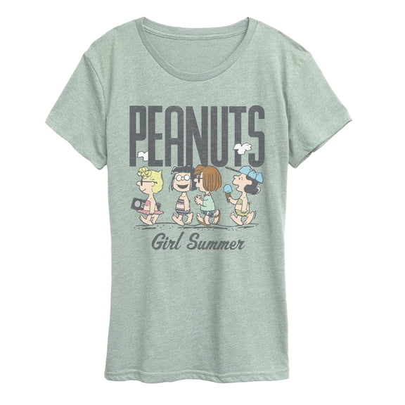 Peanuts - Girl Summer Women's Short Sleeve Graphic T-Shirt
