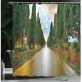 thumbnail image 4 of Ambesonne Italy Shower Curtain, Europe Country Village, 69"Wx75"L, Multicolor, 4 of 5