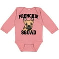 thumbnail image 3 of Inktastic Cute French Bulldog  Frenchie Squad Boys or Girls Long Sleeve Baby Bodysuit, 3 of 5