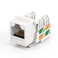 thumbnail image 4 of shiyou-Cat6 RJ45 Keystone Jacks, 20-Pack Cat 6 RJ45 Keystone Jack, Ethernet Keystone Modular Female Connectors, White, 4 of 4