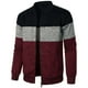 thumbnail image 1 of Suéteres DecSea para hombre, cárdigan, sudadera, sin capucha, con cremallera, cuello alto, ligeros, 1 of 4