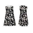 thumbnail image 7 of Lsque Daisies Flowers Pattern Summer Dresses for Women – Sleeveless T-Shirt Swing Sundress, Perfect for the Beach and Casual Days, 7 of 7