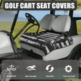 thumbnail image 3 of Whosucclay American Flag Print Golf Cart Seat Protector, Storage Pockets Golf Cart Seat Cover 4 Front Pockets Golf Cart Seat Towel Blanket Cover for Most 2 Seats, 3 of 7