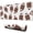 Brown Footballs Pattern, variant on Long Mouse Pads for Desk,Brown Footballs Pattern Desk Mats on Top Of Desks, Desk Mouse Pad Extra Large with 3mm Non-Slip Base and Stitched Edge for Gaming,Office,Work,Home 31.5"x11.8"