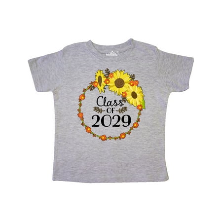 

Inktastic Class of 2029 Sunflower Wreath Gift Toddler Boy or Toddler Girl T-Shirt