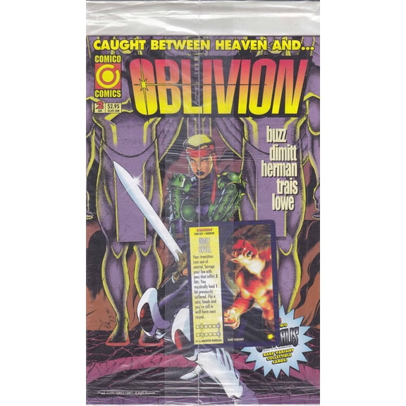 Oblivion #2 (in bag) VF ; COMICO Comic Book