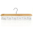 thumbnail image 2 of Wooden Tie Rack Hanging Organizer For Mens Closet Accessories, 2 of 5