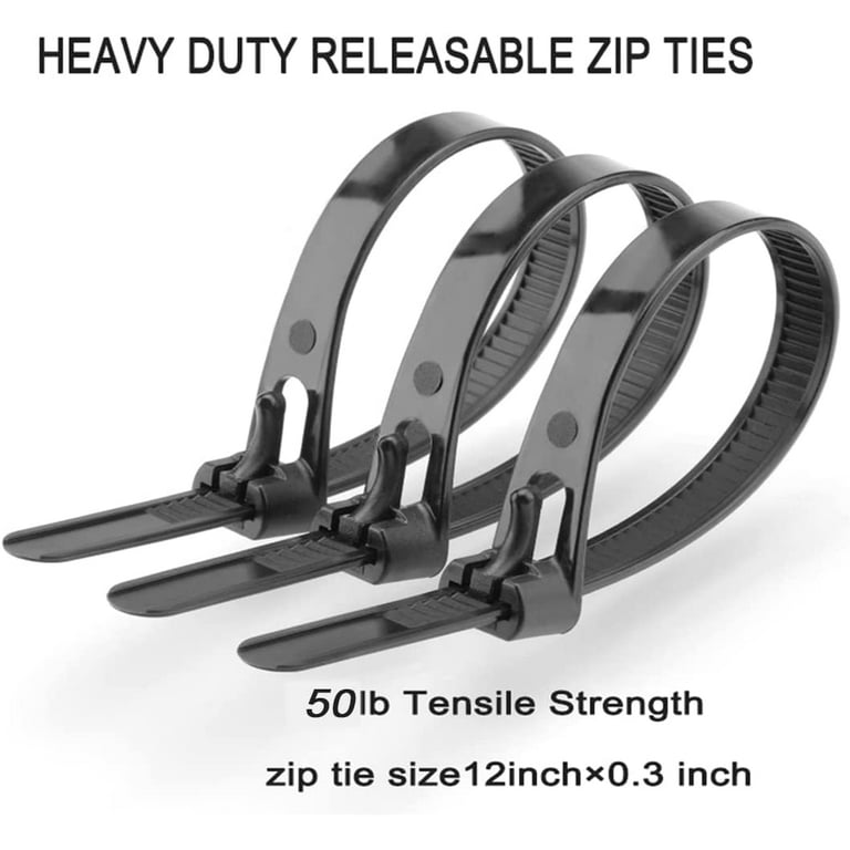 Releasable cable ties: range of reusable and releasable cable ties 