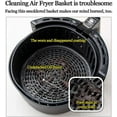 thumbnail image 2 of Pots en Silicone pour Friteuse à Air Chaud, Panier en Silicone pour Friteuse à Air de 8,5 Pouces, Accessoires de Four pour Friteuses à Air, Doublure en Silicone Réutilisable pour Friteuse à Air, 2 of 7
