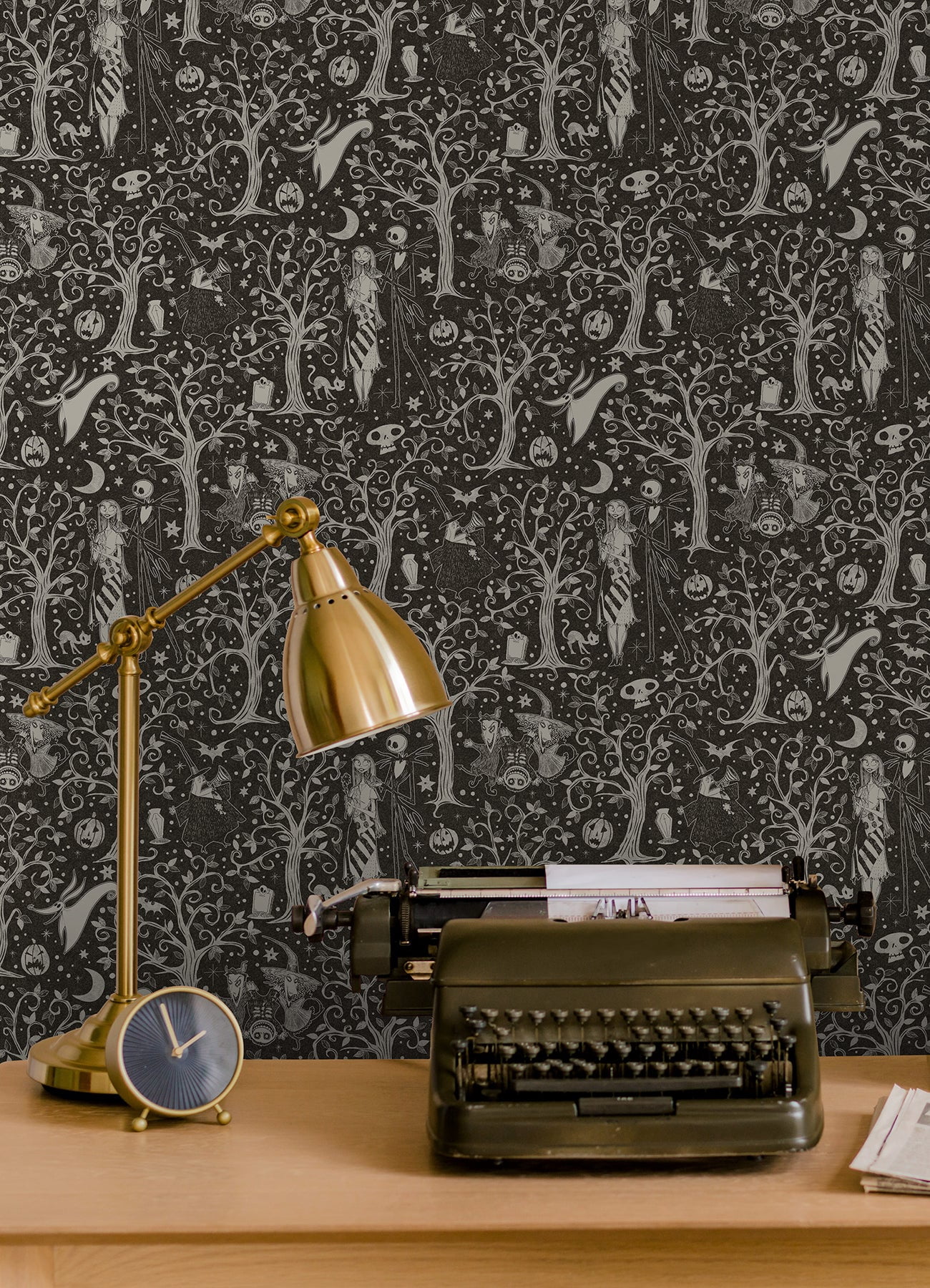Disney Tim Burton's The Nightmare Before Christmas Forest Peel & Stick Wallpaper