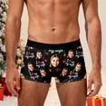 thumbnail image 2 of KHONTS DIY Custom Face Mens Boxer Briefs Personalized Underwear with Photo Picture Customized Boxers Gifts for Boyfriend Husband 04-Black XXL, 2 of 9