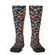 thumbnail image 1 of Fotbe Colorful Pineapples1 Calcetas Divertidas Estampadas para Hombre y Mujer, Calcetas de Algodón hasta la Rodilla para Caminar, Correr, Enfermería y Embarazo, 1 of 6