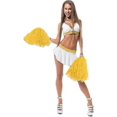 thumbnail image 5 of 12 Pack Cheerleading Pom Poms Sports Dance Cheer Plastic Pom Pom For Sports Team Spirit Cheering, 5 of 5