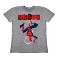 thumbnail image 1 of Playera Para Niño Marvel Spiderman Cuello Redondo Manga Corta Talla 6 Gris Jaspe, 1 of 1