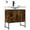 Smoked oak, variant on vidaXL Bathroom Sink Cabinet Restroom Vanity Unit Cupboard Engineered Wood