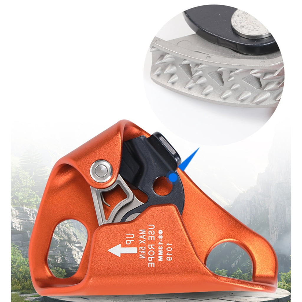 Miiottaa Rock Climbing Chest Ascender Rope Climbers with Carabiner Mountaineering Tree Arborist Climbing Rappelling Equipment