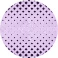 thumbnail image 1 of Ahgly Company Machine Washable Indoor Round Transitional Rich Lilac Purple Area Rugs, 6' Round, 1 of 7