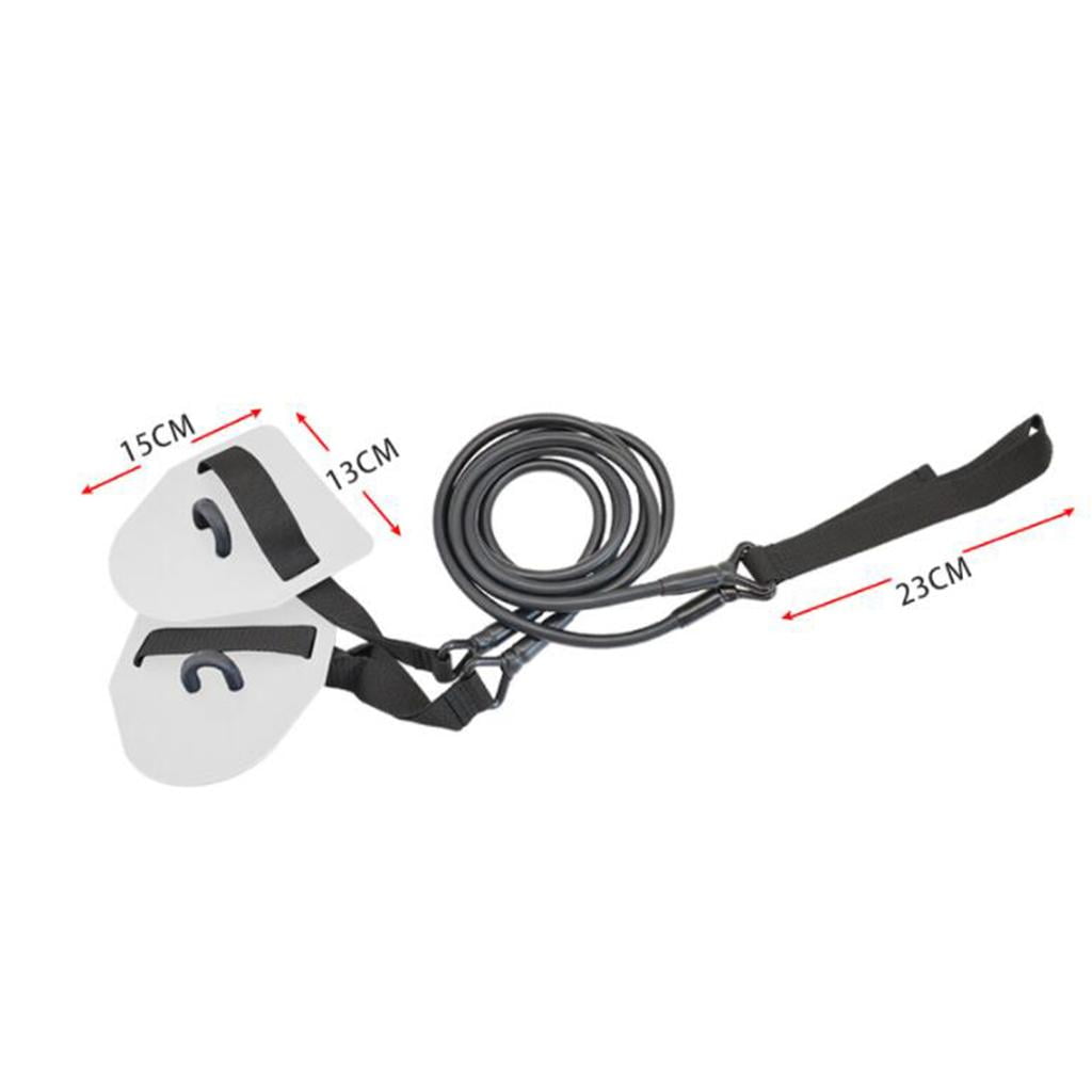 Axioma Swimming Arm with Paddles, Device, Resistance Exercise Band Set for Swimming A White