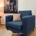 thumbnail image 3 of Love Seat Praga Tela Curri Rojo Inlab Muebles Love seat Love seat Praga, 3 of 3
