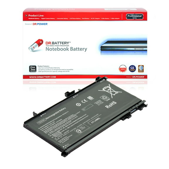 Dr. Battery - Replacement for HP Omen 15-ax032ng / 15-ax032tx / 15-ax033tx / 15t-ax000 / 15t-ax000 (V7F58AV) / 15t-ax200 / 849570-541 / 849910-850 / HSTNN-UB7A / TE03XL / TPN-Q173