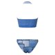 thumbnail image 5 of MKLEKYY Trajes De Baño mujer Natacion Women Three Piece Tankini Set High Waisted Bikini Sexy Push Up Two Piece Swimsuits Vintage Swimsuit Two Piece Retro Ruched High Waist Print Bikini Set, 5 of 6