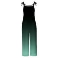 thumbnail image 4 of LOVZFMLL Combinaison pour Femme, Salopette Décontractée Sans Manches à Imprimé pour Dames, Vert Menthe, 3TG, 4 of 5