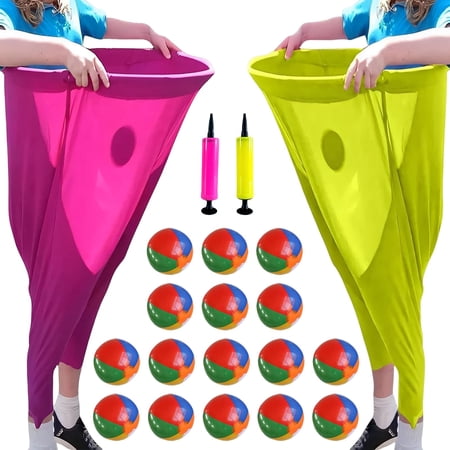 Granny Pants Yard Game, 2026 New Granny Pants Outdoor Game with Bouncy Balls, Giant Outdoor Games for Adults and Family, Funny Party Yard Games