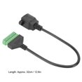 thumbnail image 2 of Adaptateur réseau court avec fiche femelle RJ45 vers câble 8 broches, rallonge sans soudure, vert, 2 of 4