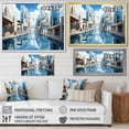 thumbnail image 4 of Designart "Towers Skyward Euphony III" Architecture Floater Framed Wall Art Print, 4 of 7