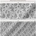 thumbnail image 2 of Soimoi Cotton Voile Fabric Black Sketch Paisley Print Fabric by Yard 42 Inch Wide, 2 of 7