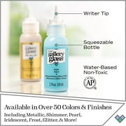 Plaid Gallery Glass Paint - Light Yellow, 2 oz