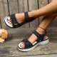 thumbnail image 5 of WILLBEST Sandalias De Mujer, Sandalias De Cuña De Verano, Zapatos Deportivos Transpirables, Sandalias De Mujer Con Punta Abierta Para Playa, Sandalias Para Mujer, 5 of 8