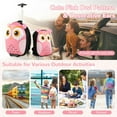 thumbnail image 5 of GVN Lightweight and Portable Rolling Suitcase for Children-Pink, Kids' Luggage, Riding Suitcase for Kids, 5 of 9