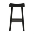 thumbnail image 2 of Casy 4pc Bar Height Table Set- 3 Contoured Stools- Black Rubberwood, 2 of 6