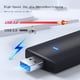 thumbnail image 5 of Adaptador USB WLAN para PC AC 1300 Mbit/s con antena de alta ganancia de 5 dBi 867 Mbit/s a 5 GHz y 400 Mbit/s a 2,4 GHz 802.11ac Compatible con Windows 10/8.1/8/7/11 y Mac OSX 10.9 ~ 10.15, 5 of 6